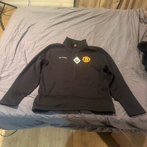 Manchester United Black Zip-Up Jacket